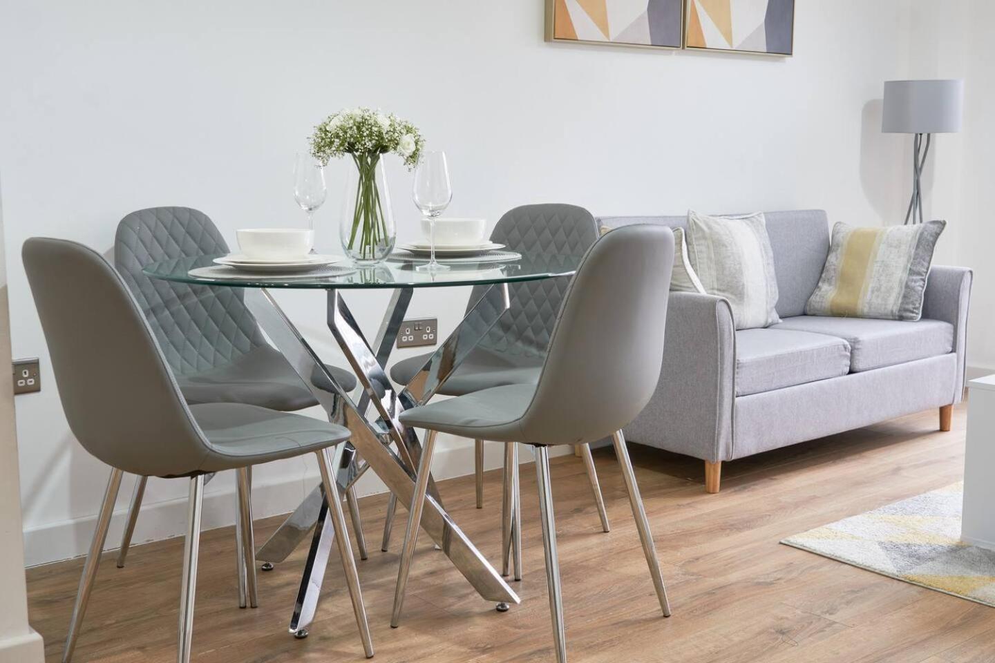 Modern Central Apartment - City Centre - Fast Wifi - Near Utilitia Arena & Icc Birmingham Buitenkant foto
